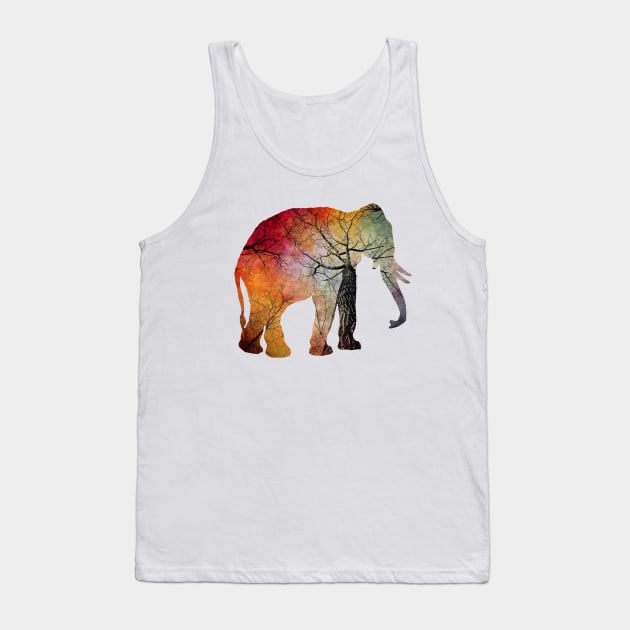 Elephant animal art #elephant Tank Top by JBJart